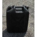 Wasserkanister 20 Liter, Kunststoff schwarz