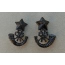 The Cameronians Collar Badges