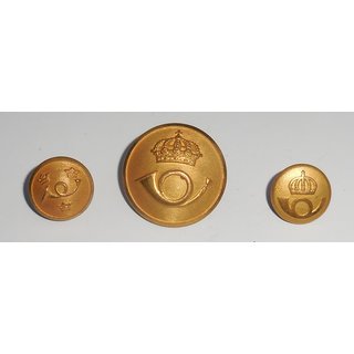 Swedish Post Office Buttons