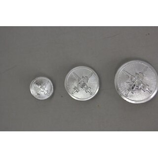 SK, Buttons, Swords, silver