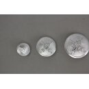 SK, Knöpfe, Schwerter, silber