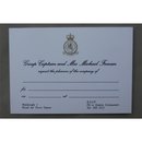 Request Card / Invitation Card, RAF Gatow, Group Captain...