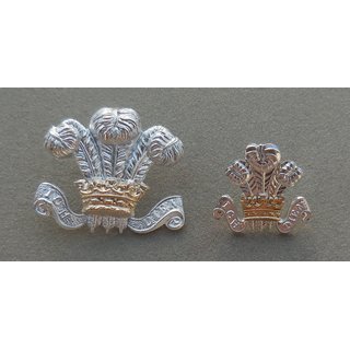 Kings Royal Hussars Collar Badges