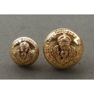 The Queens Own Cameron Highlanders Buttons