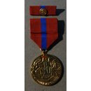 Medaille fr vorbildliche Arbeit in der Feuerwehr der CSSR