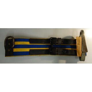 Swedish  Firemans Belt, blue/yellow