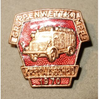 Winner Badge for district group competition, bronze