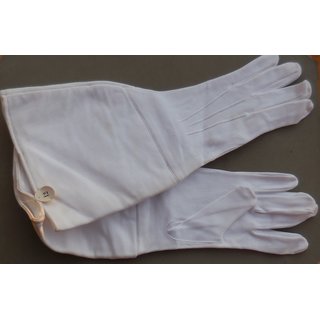 Parade Gloves with Gauntlets, white