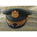 Cap, Service, Wool, Army Green, Officers
