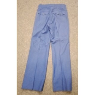 Dutch blue Police Uniform Trousers with black Lampasses