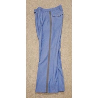 Dutch blue Police Uniform Trousers with black Lampasses