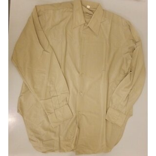 Uniformhemd, khaki, ohne Taschen