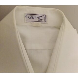 Uniformhemd, wei, ohne Taschen