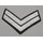 Royal Irish North Irish Band (TA) No.1  Sleeve Rank Insignia