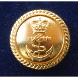 Gold Anchor Buttons with Crown