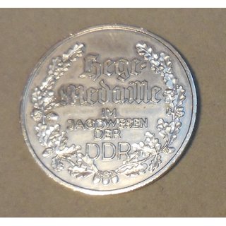 Hegemedaille im Jagdwesen der DDR, Münze
