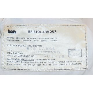 Body Armor Under Vest, white, Bristol Armor