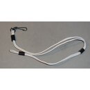 Lanyard Pistol, Nylon White, MP