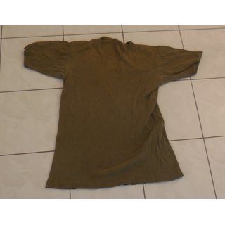 T-Shirt, olive, worn