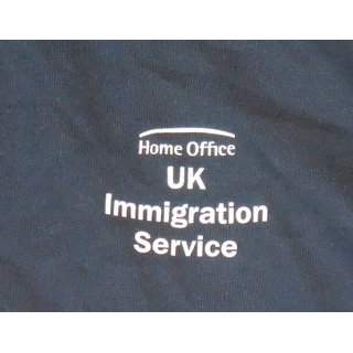 Sweatshirt UK  Immigration Service Home Office, blue