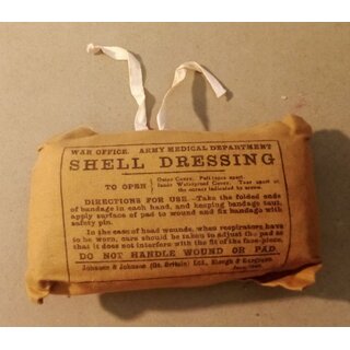 Verbandspäckchen, Shell Dressing, WK2