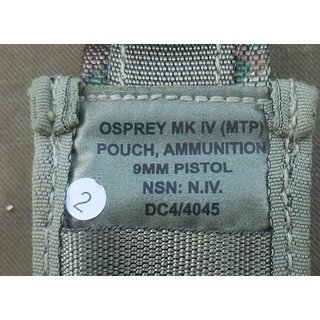 9mm Pistol single Magazine Pouch, Osprey MK IV MTP