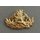 Fire Service Cap Badge with flames