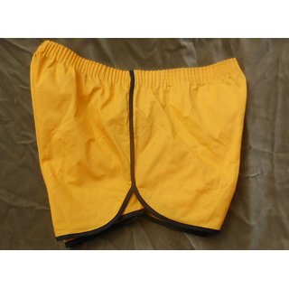 Sporthose, kurz, gelb/schwarz