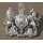 Metal Rank Insignia, large,  Silver