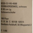 BW Schnürsenkel, schwarz, 90cm