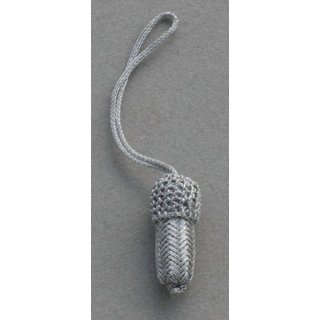 Acorn for Shooting Cord, blue & silver