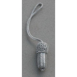 Acorn for Shooting Cord, silver