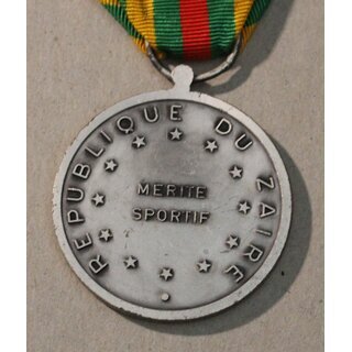 Zaire, Medaille fr Verdienste im Sport