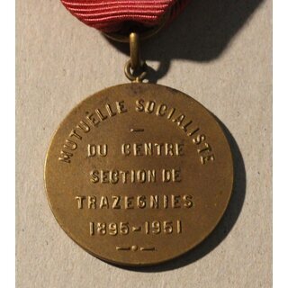 Medaille mutuelle socialiste trazegnies