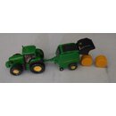 John Deere mit Ballenpresse, Siku 1665