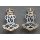 The Queens Own Hussars Collar Badges
