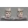 15th/19th The Kings Royal Hussars Collar Badges