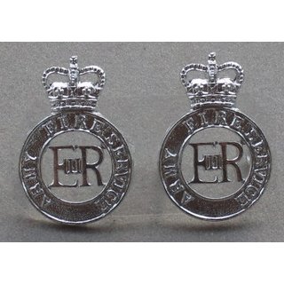 Army Fire Service Collar Badges