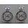 Army Fire Service Collar Badges