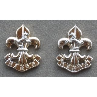 The Kings Regiment Collar Badges