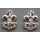 The Kings Regiment Collar Badges