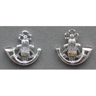 The Leeds Rifles Collar Badges