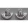 The Kings Shropshire Light Infantry Collar Badges