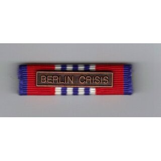 Alabama NG Berlin Crisis Ribbon 60er Jahre, Ribbon mit Auflage in original Verpackung, Bar aussen aufgesteckt