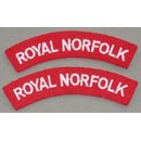  Royal Norfolk Regiment  Titles