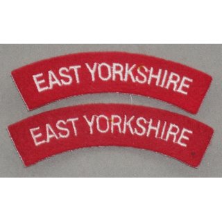 The East Yorkshire Rgt.  Titles