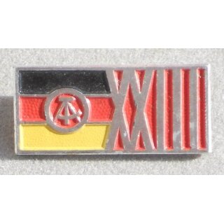 Jahrestage der DDR 1944, 23 Jahre 1972, Aluminium lackiert, Broschierung