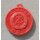 Anniversaries of the GDR 1928, 14 Years, red Plastic