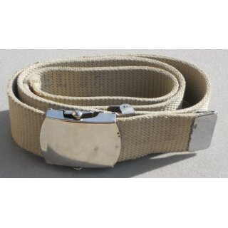 Trouser Belt, Cavalry, Khaki, used 100 cm