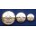 Army Apprentices School Buttons Anodised/ Brass, QEC, 22L - 14mm, used